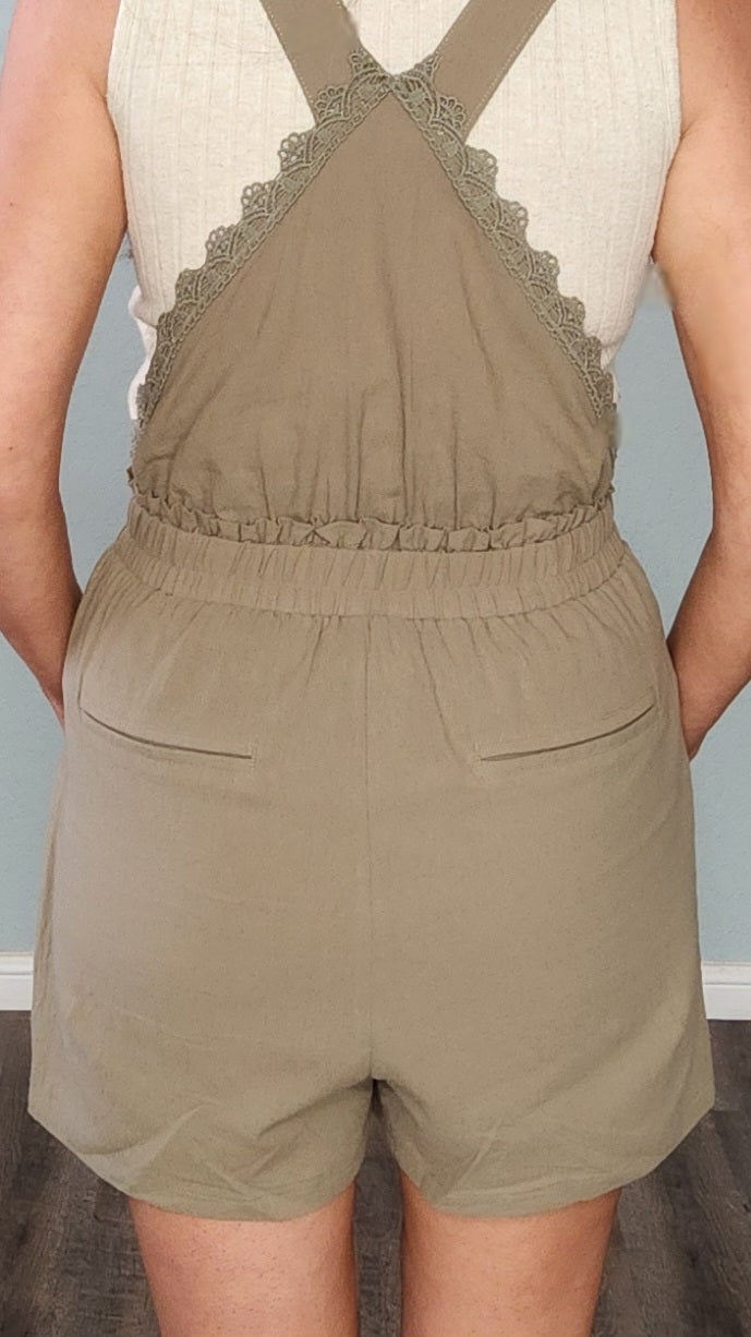 Style and Comfort Overalls-Olive