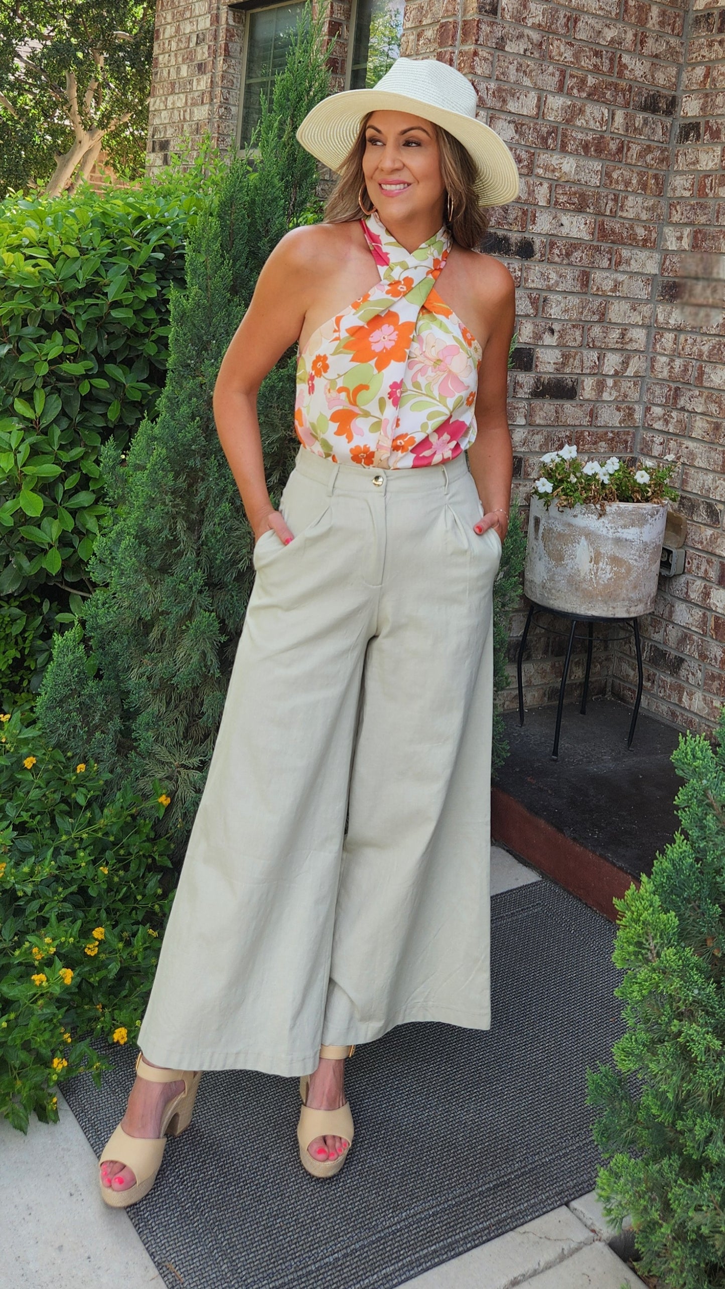 All About Those Wide Leg Pants-Natural