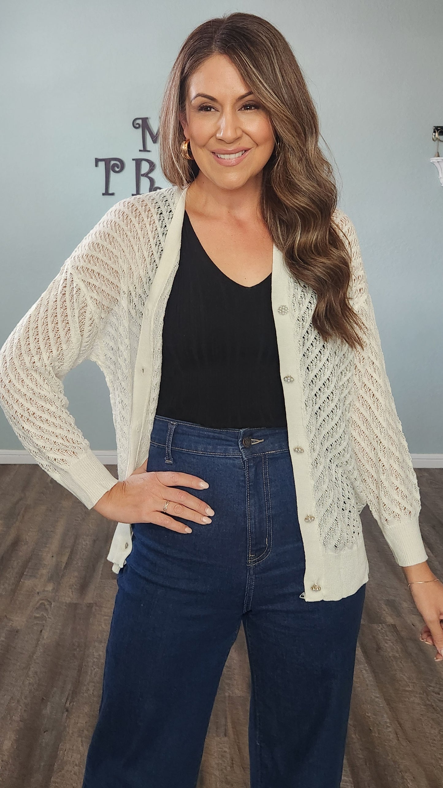 Unique & Versatile Cardigan-Ivory