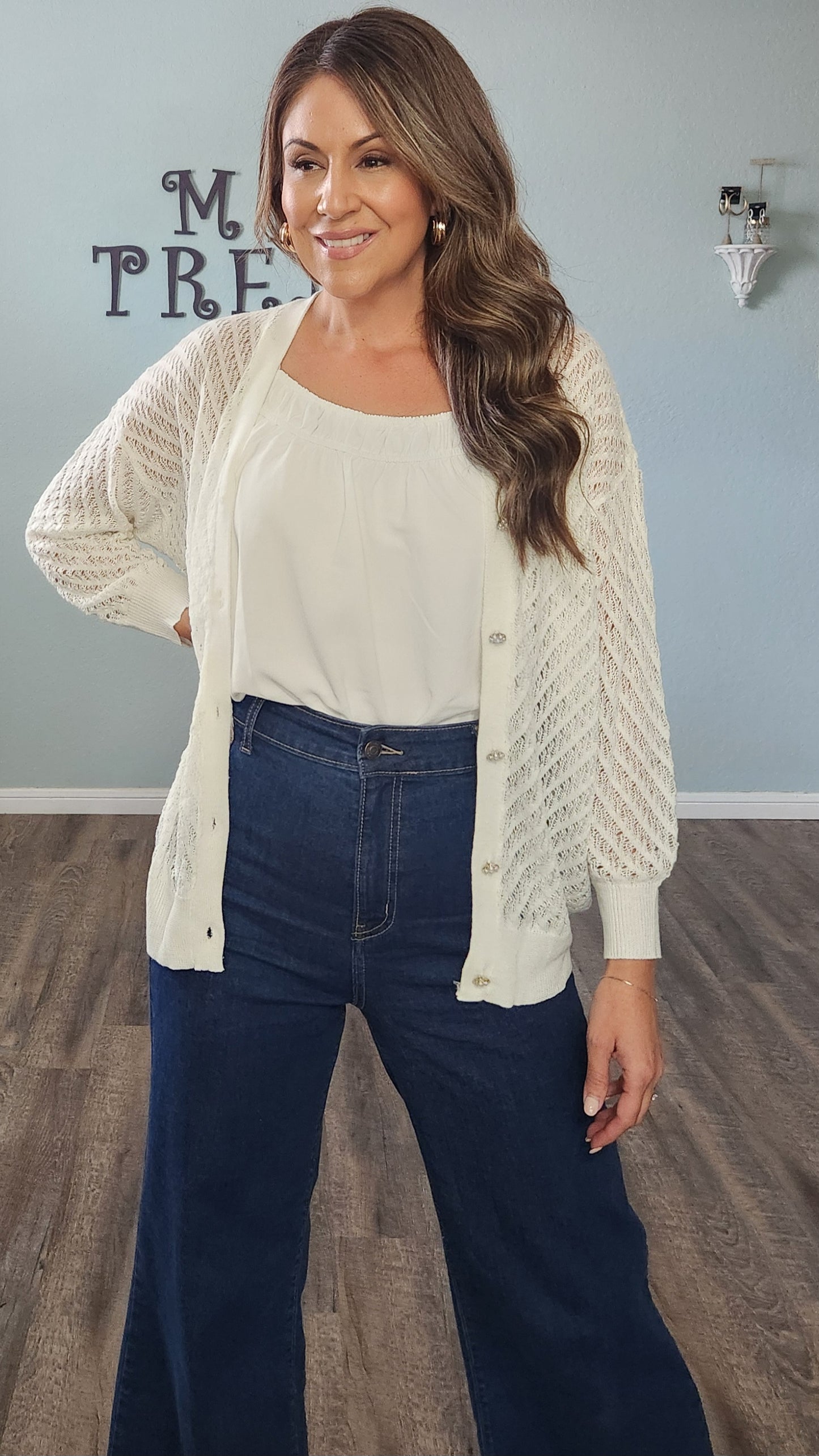 Unique & Versatile Cardigan-Ivory