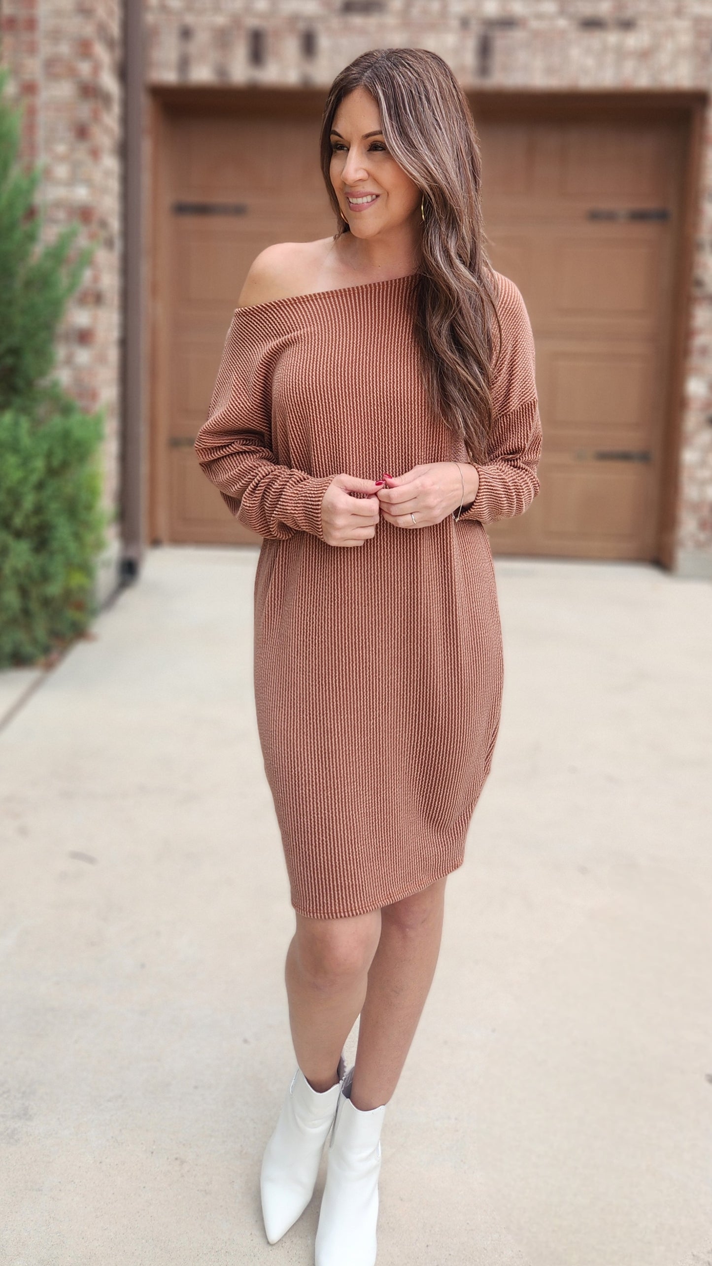 Little Bit Of Everything Dress- Terracotta