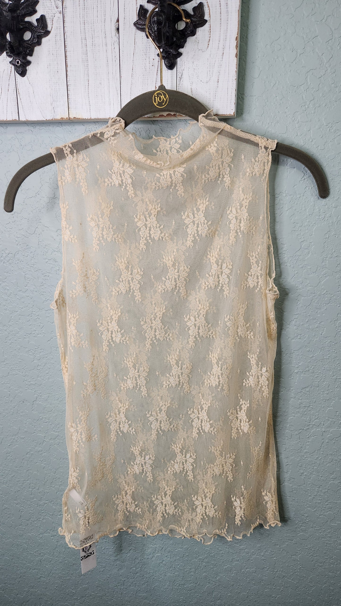 Versatile, Stylish and Chic Lace Layering Top-Beige