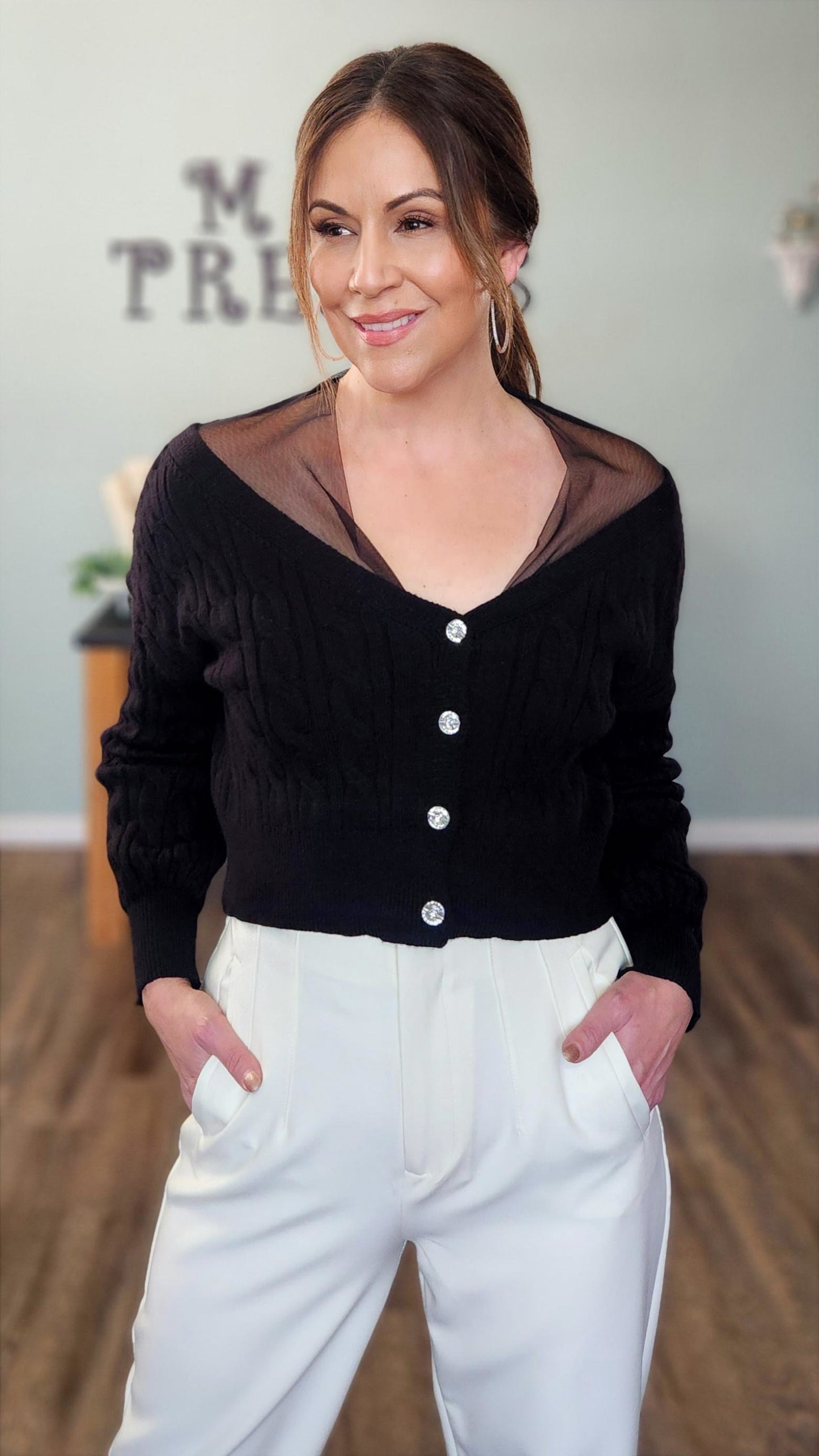 Pure Elegance Sweater/ Cardigan