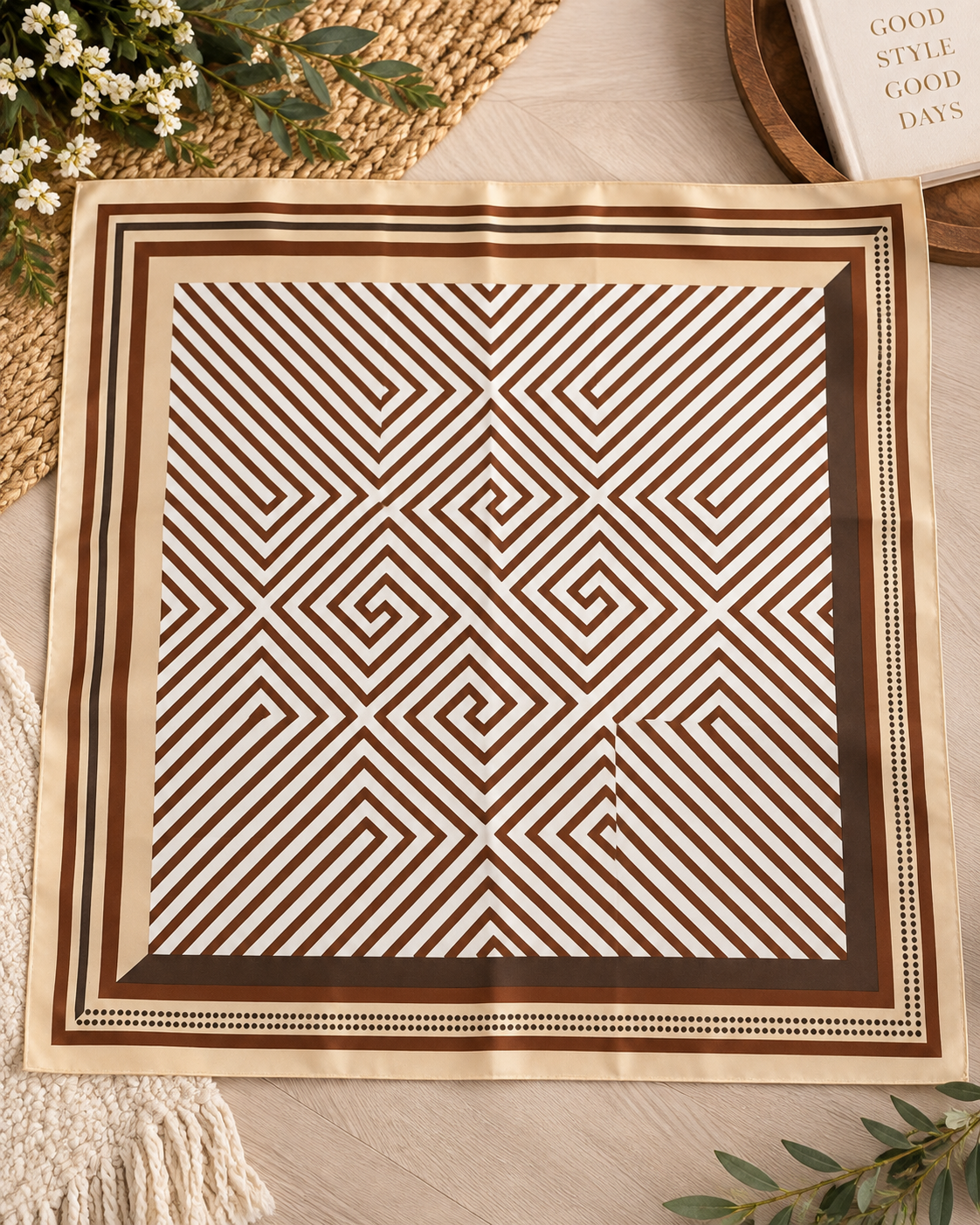 Modern Muse Geometric Scarf