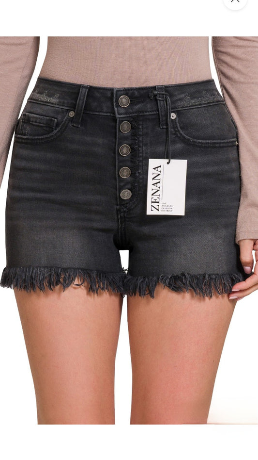 Your Go-To Black Wash Shorts
