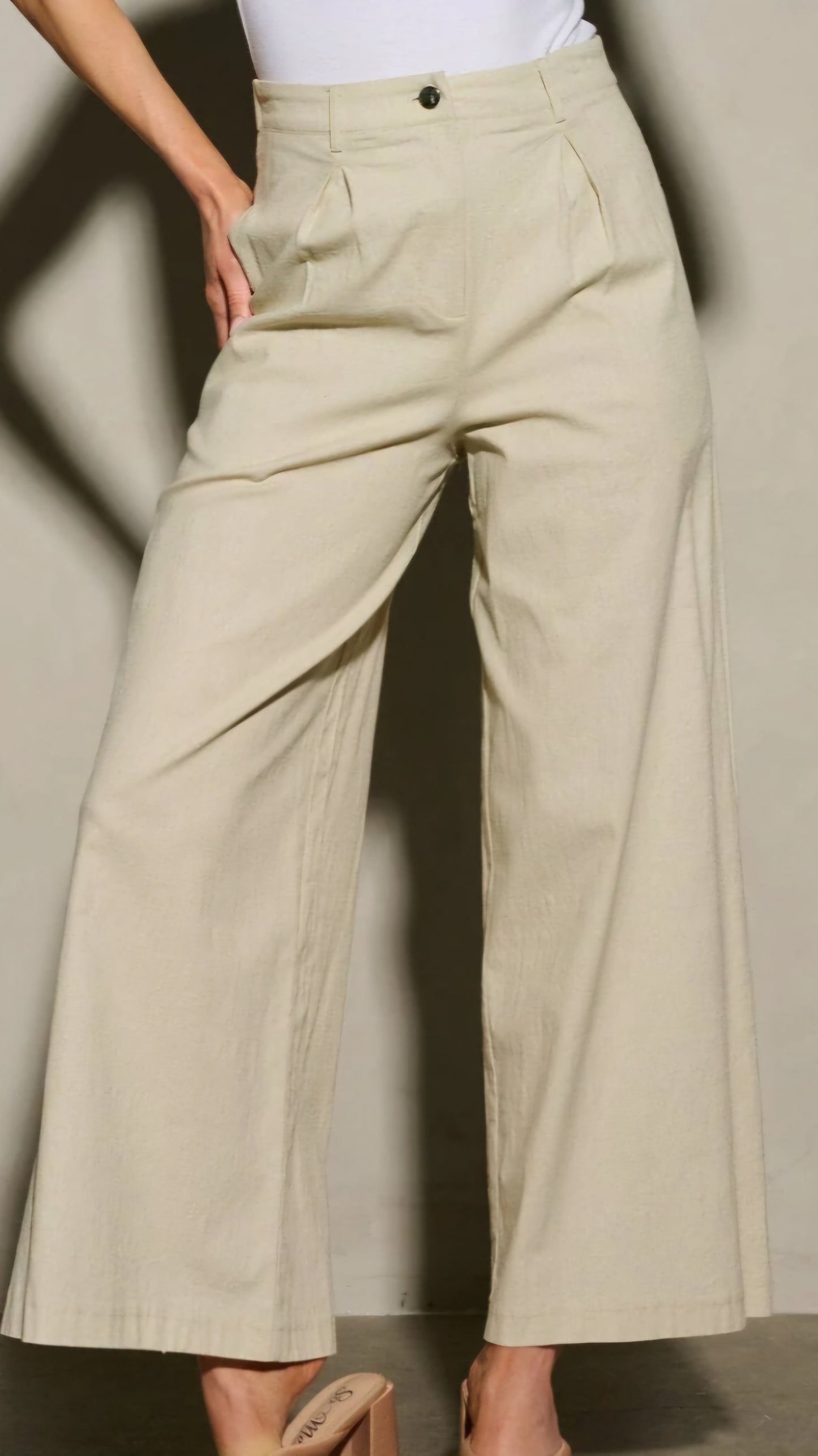 All About Those Wide Leg Pants-Natural