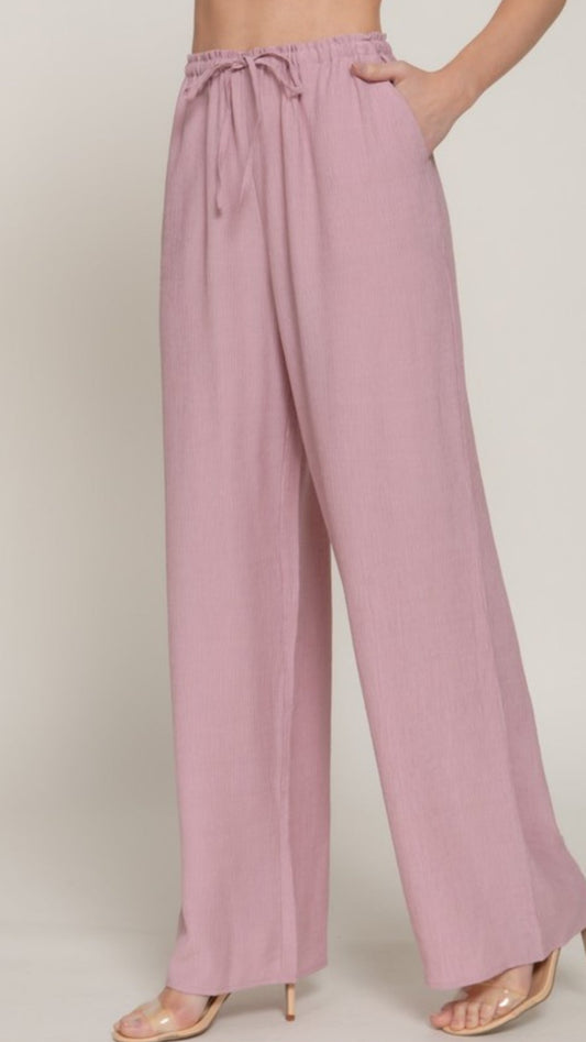 Breezy Britches – Light, stylish, and easygoing pants-Pink