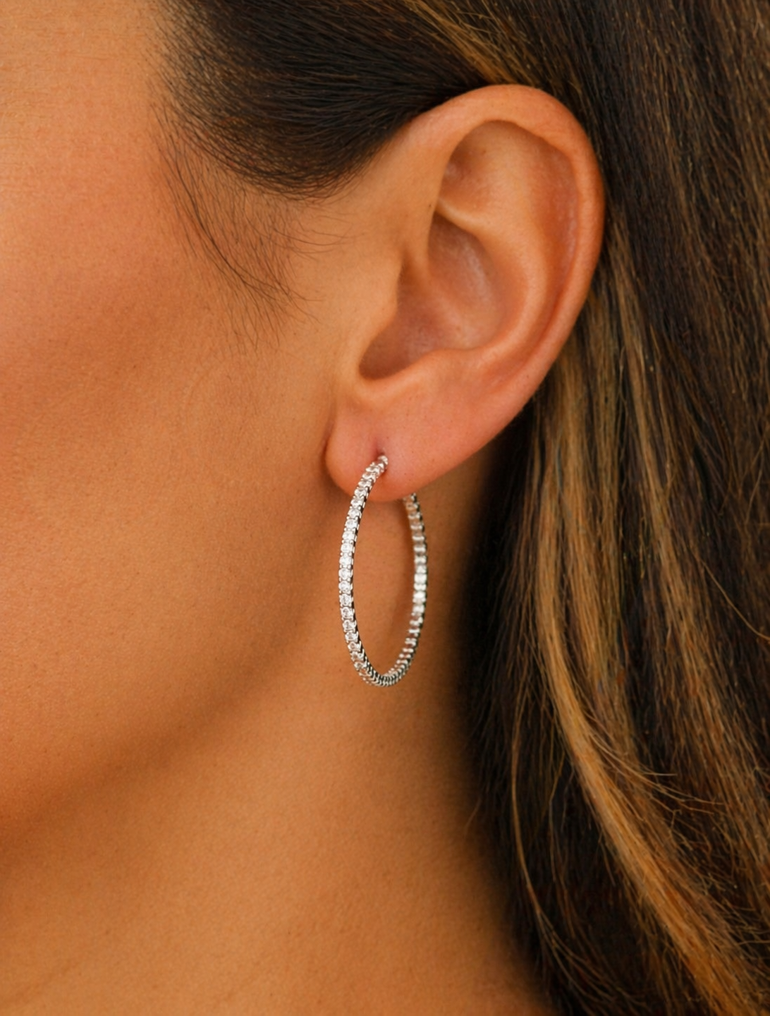 Timeless Sparkle Hoops