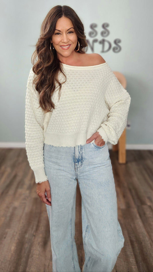 The Everyday Edit Sweater – Cream