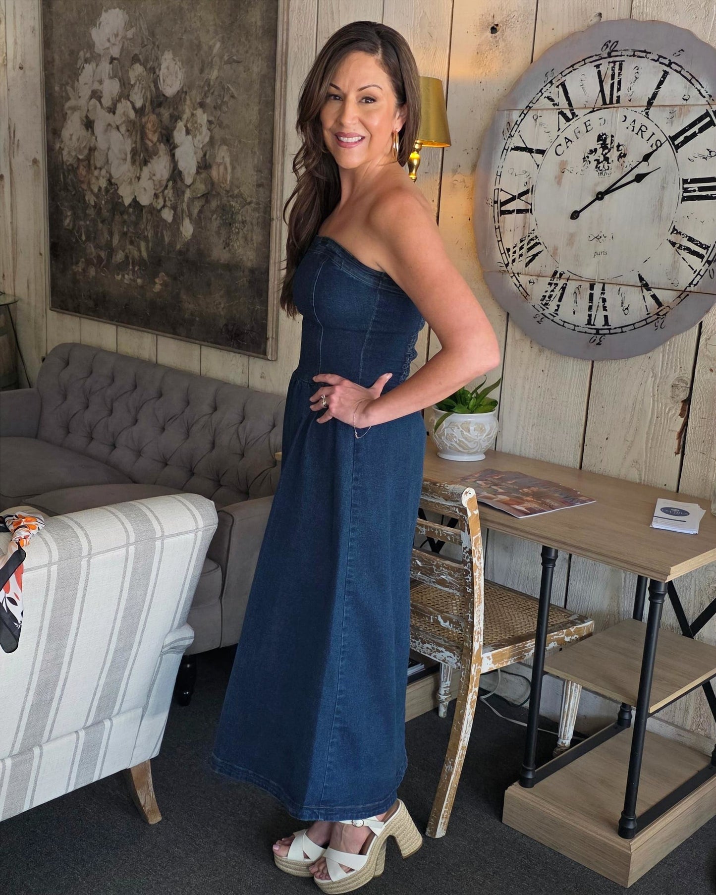 Denim & Daydreams Midi Dress