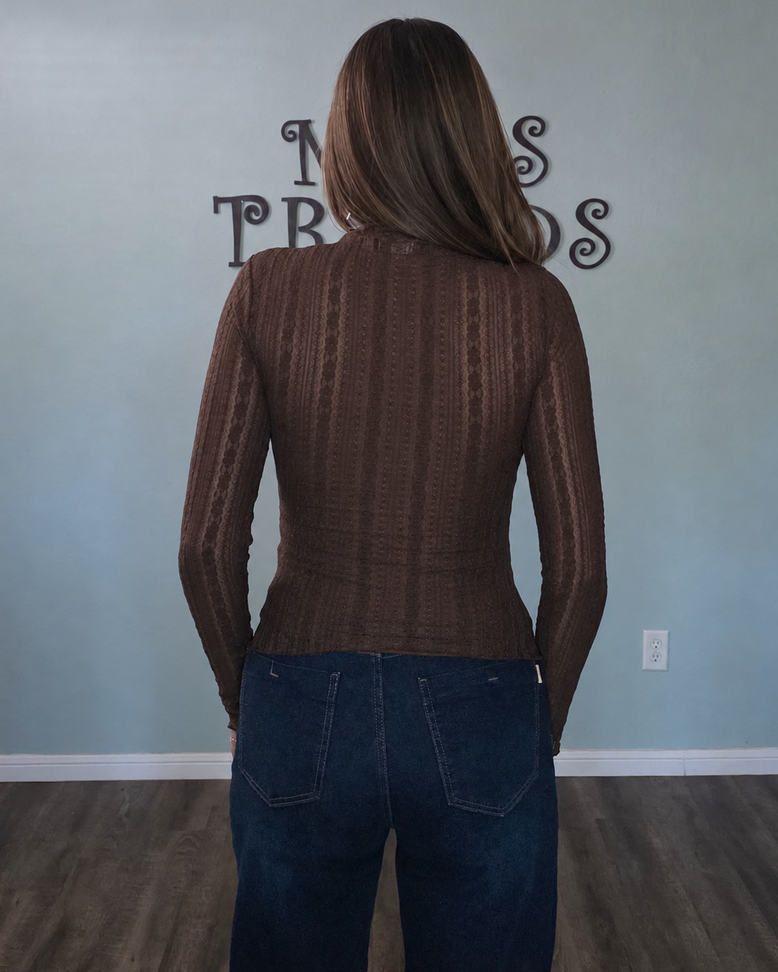 Lovely Layers Lace Top | Brown