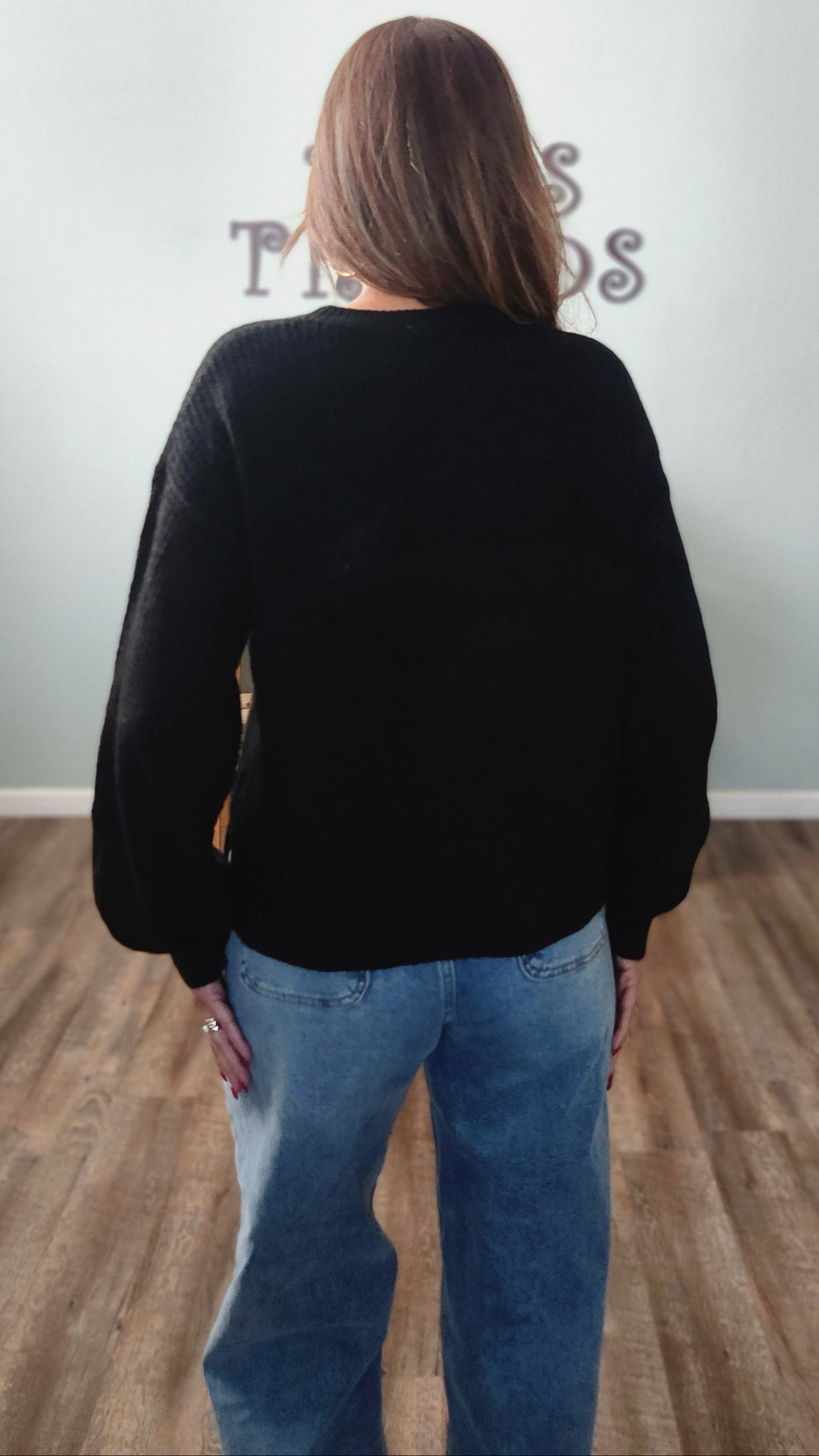 The Daily Favorite Sweater- Black