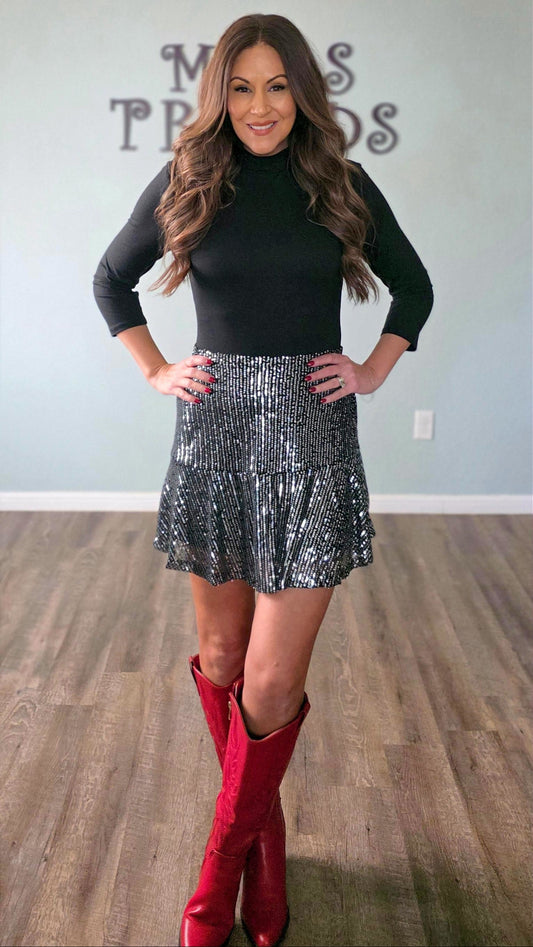Midnight Lights Sequin Skirt