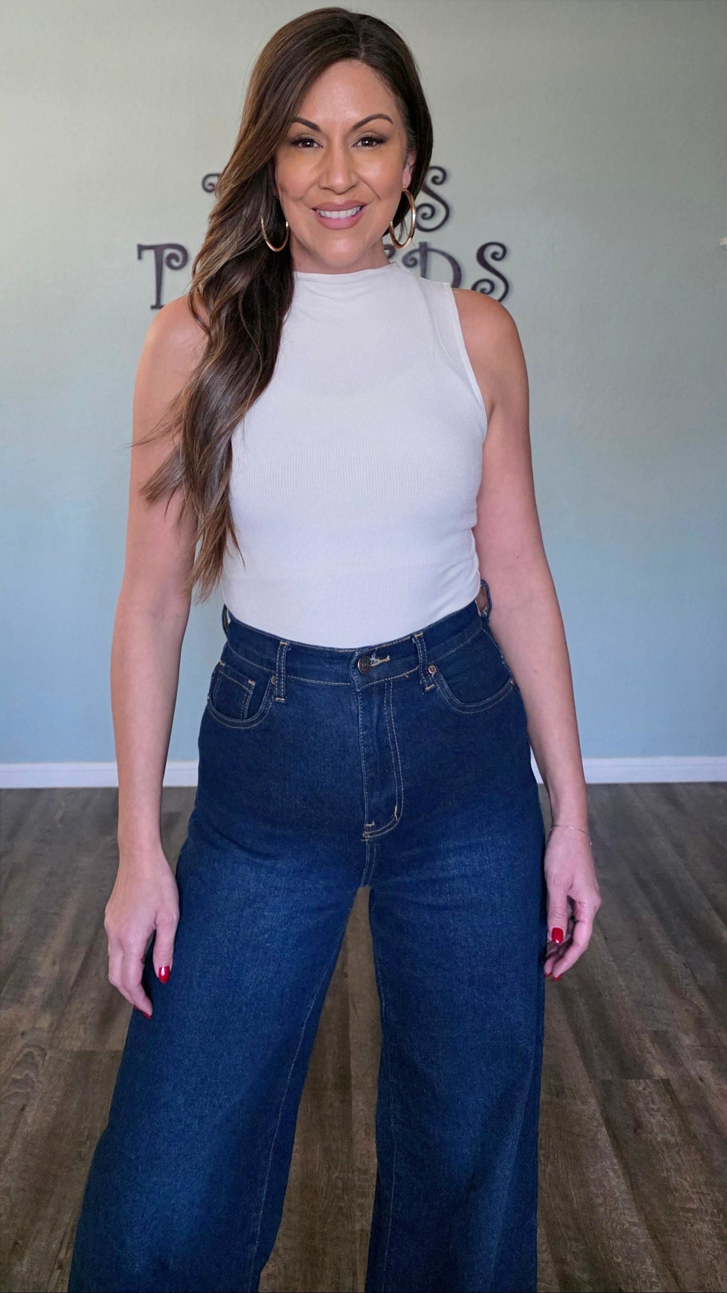 Ribbed Mock Neck Sleeveless Tank Top- Sand Beige