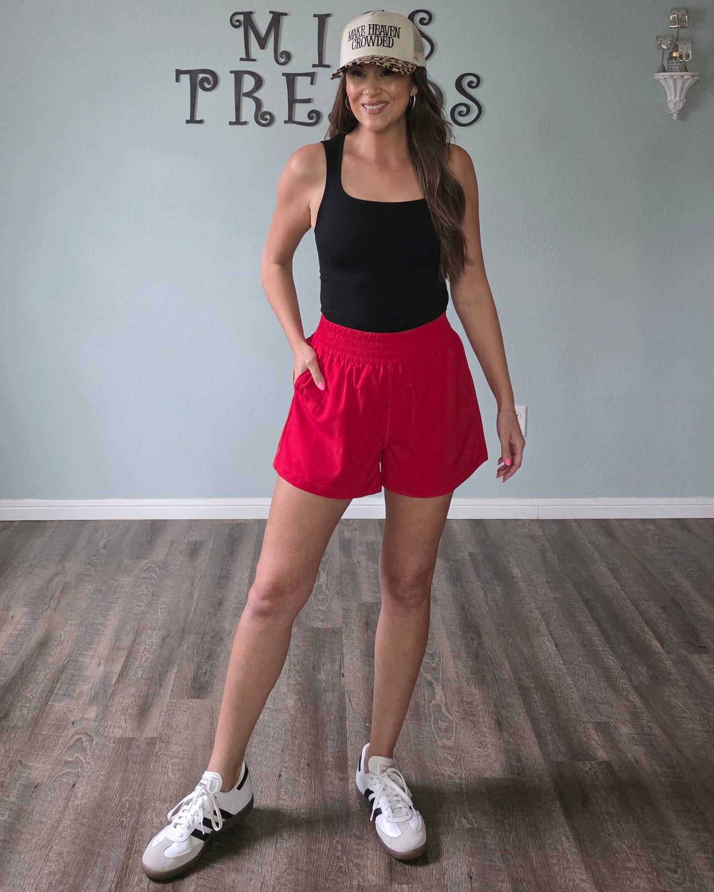 Sunny Days Shorts- Red