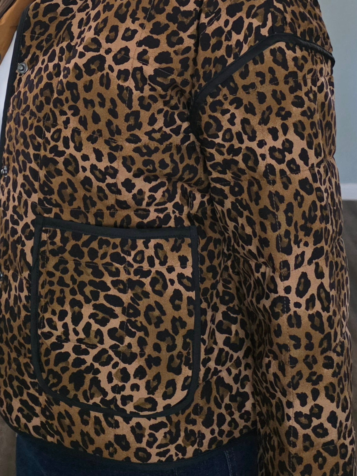 Spotted in Style Jacket | Brown Multi