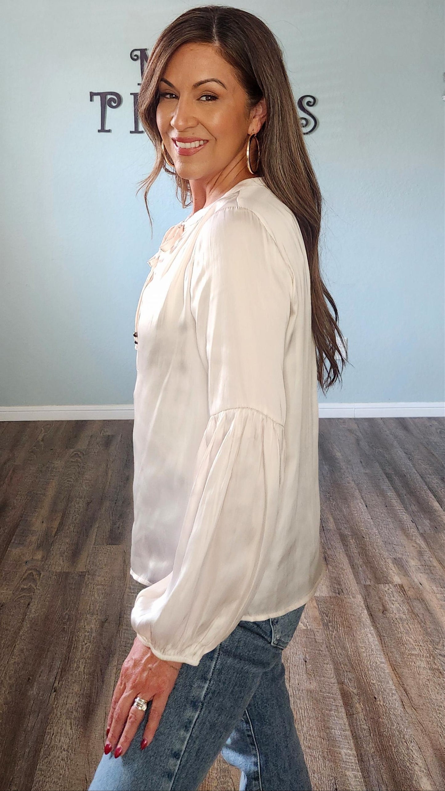 🖤Reset by Jane Isla Blouse- Ivory