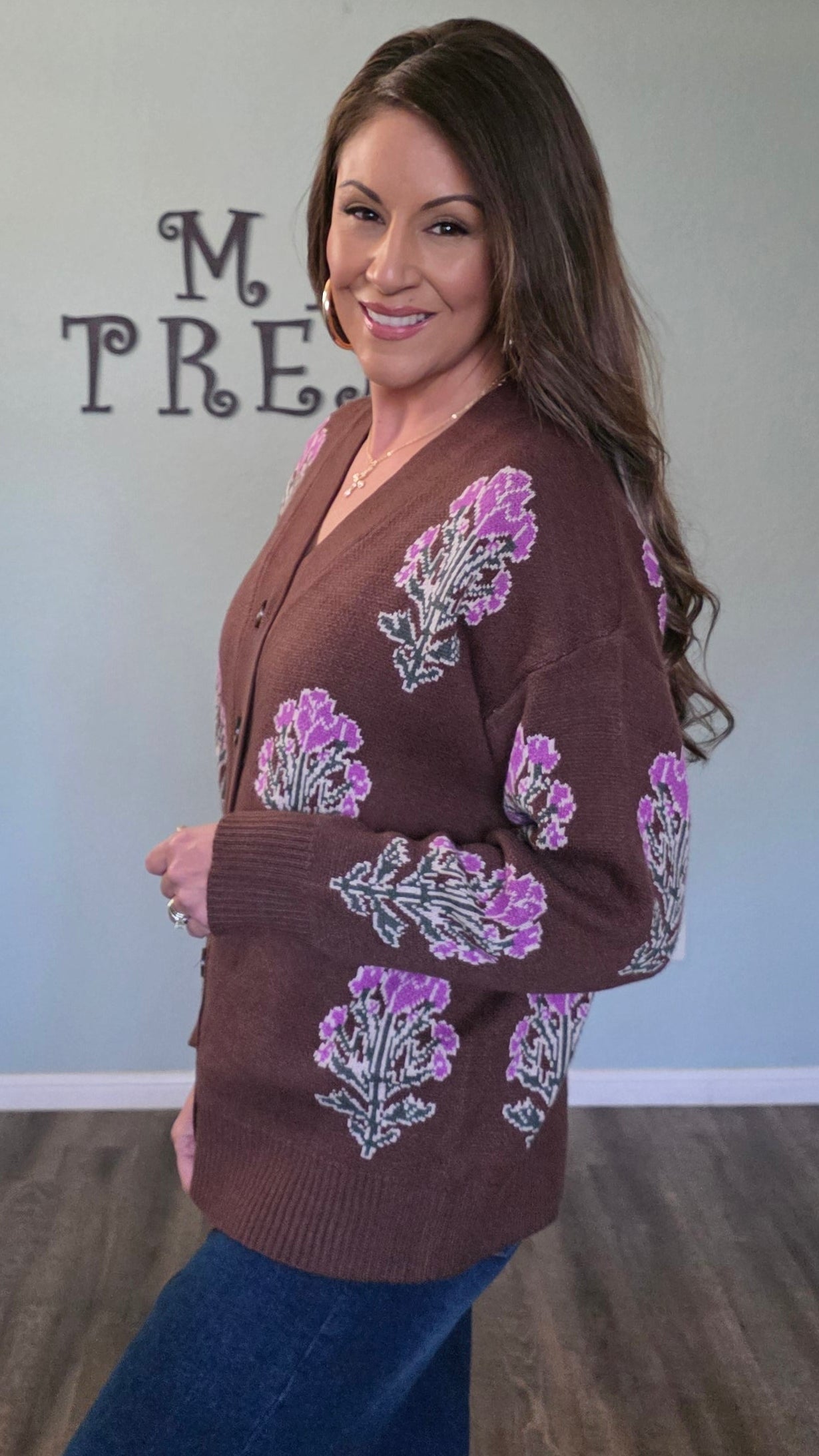 Feel Good Knit Cardigan-Chocolate Brown