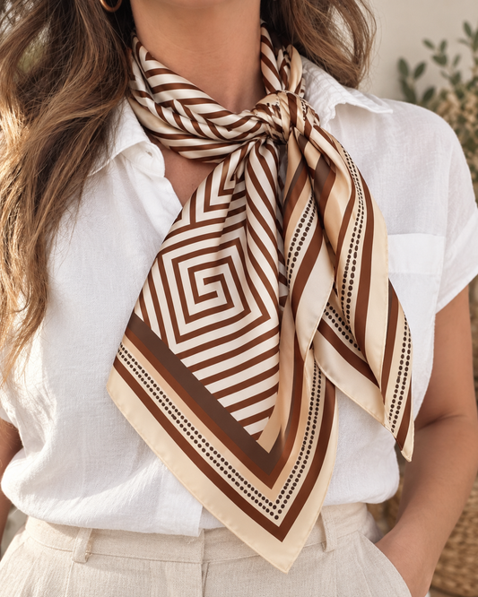 Modern Muse Geometric Scarf