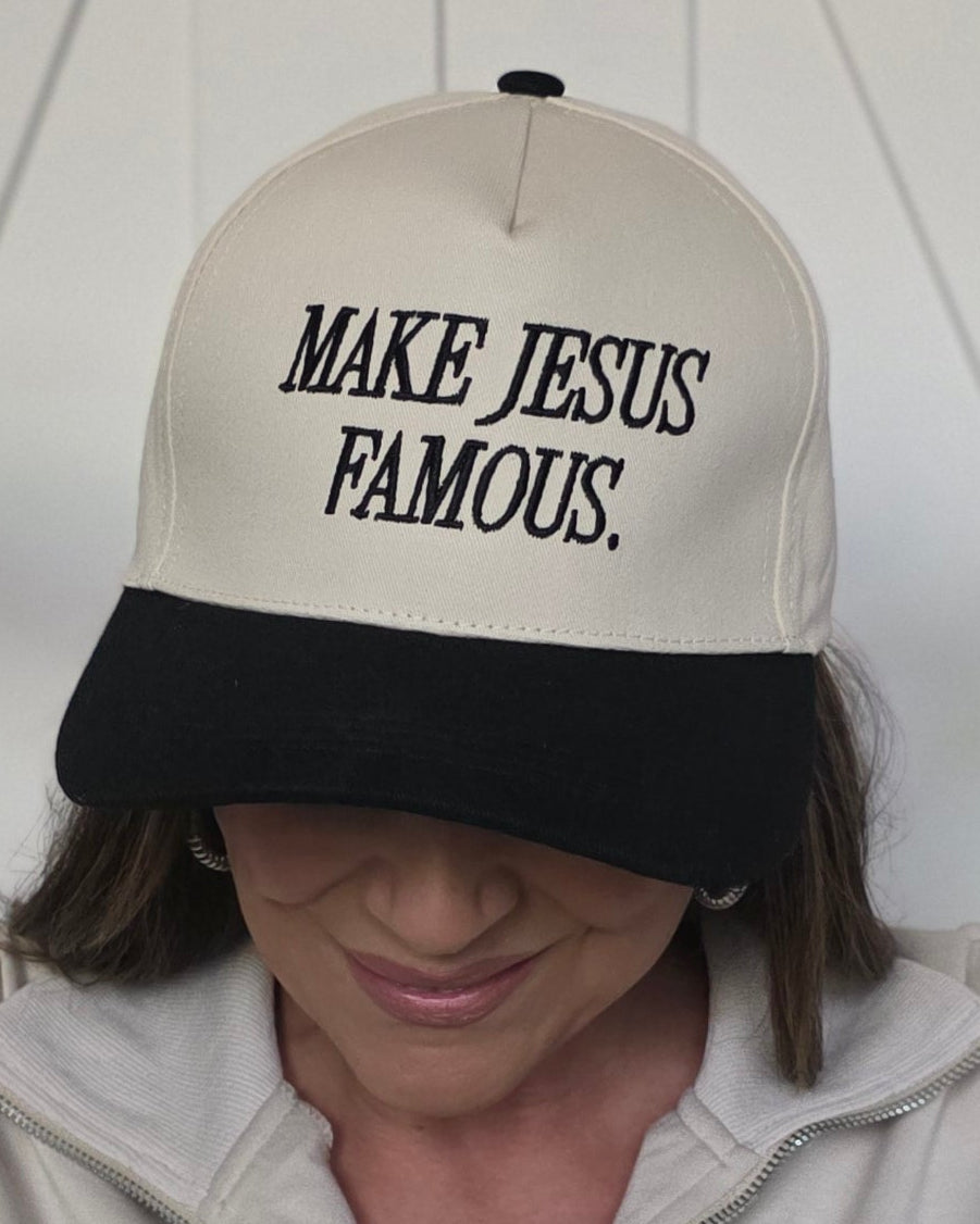 Make Jesus Famous Two-Tone Cap