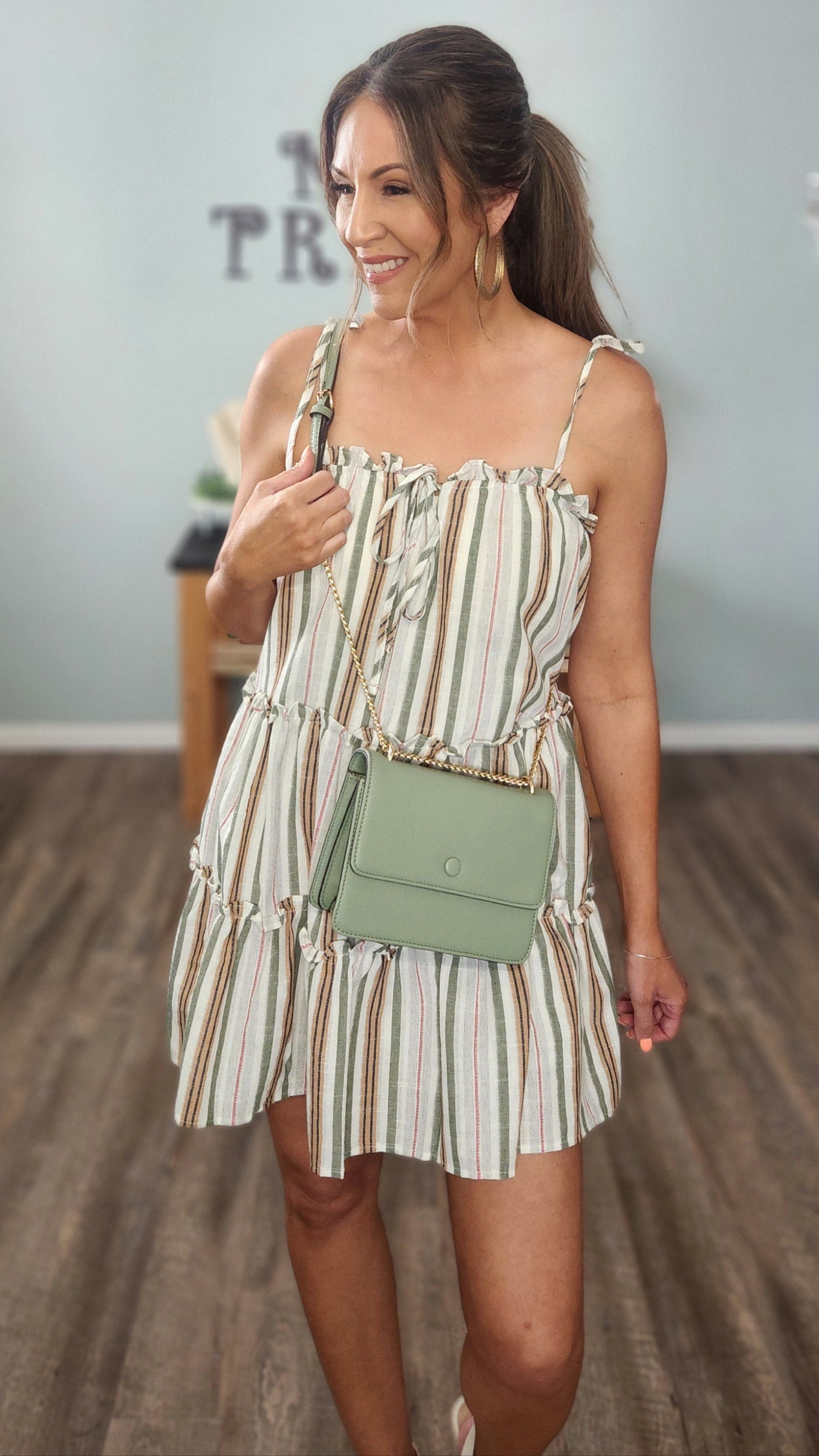 Sierra Striped Boho Dress