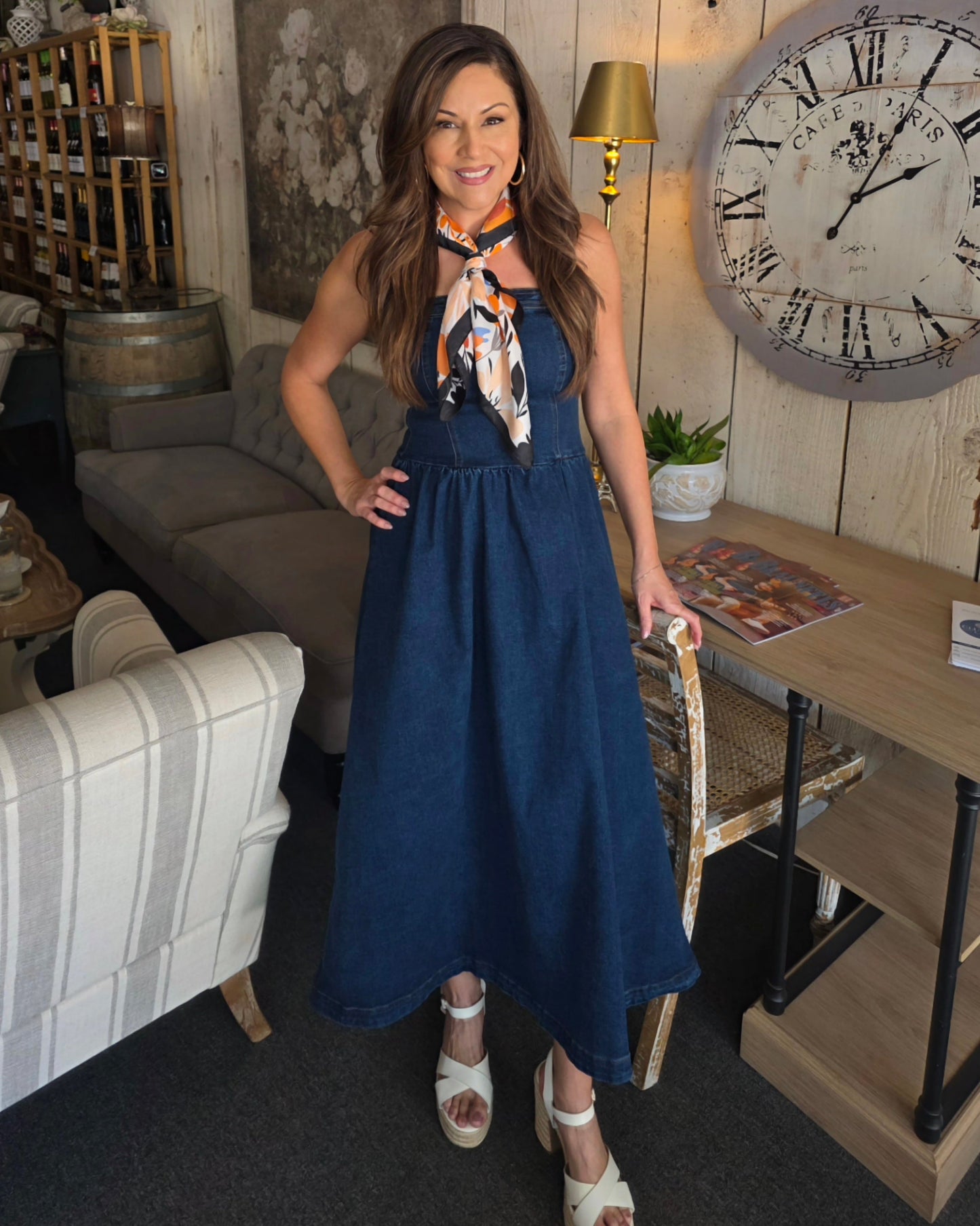 Denim & Daydreams Midi Dress