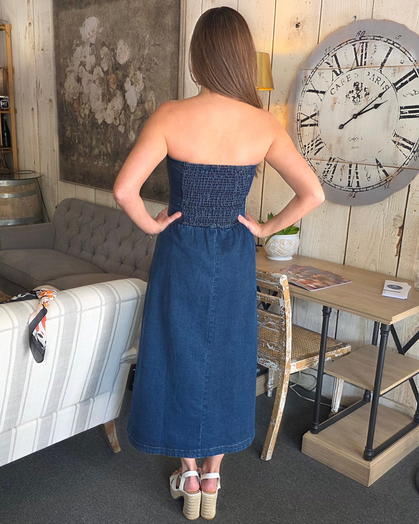 Denim & Daydreams Midi Dress