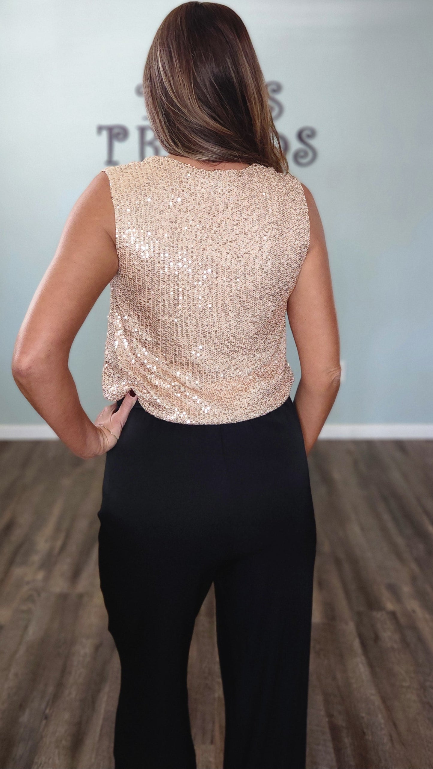 Champagne Sparkle Bodysuit