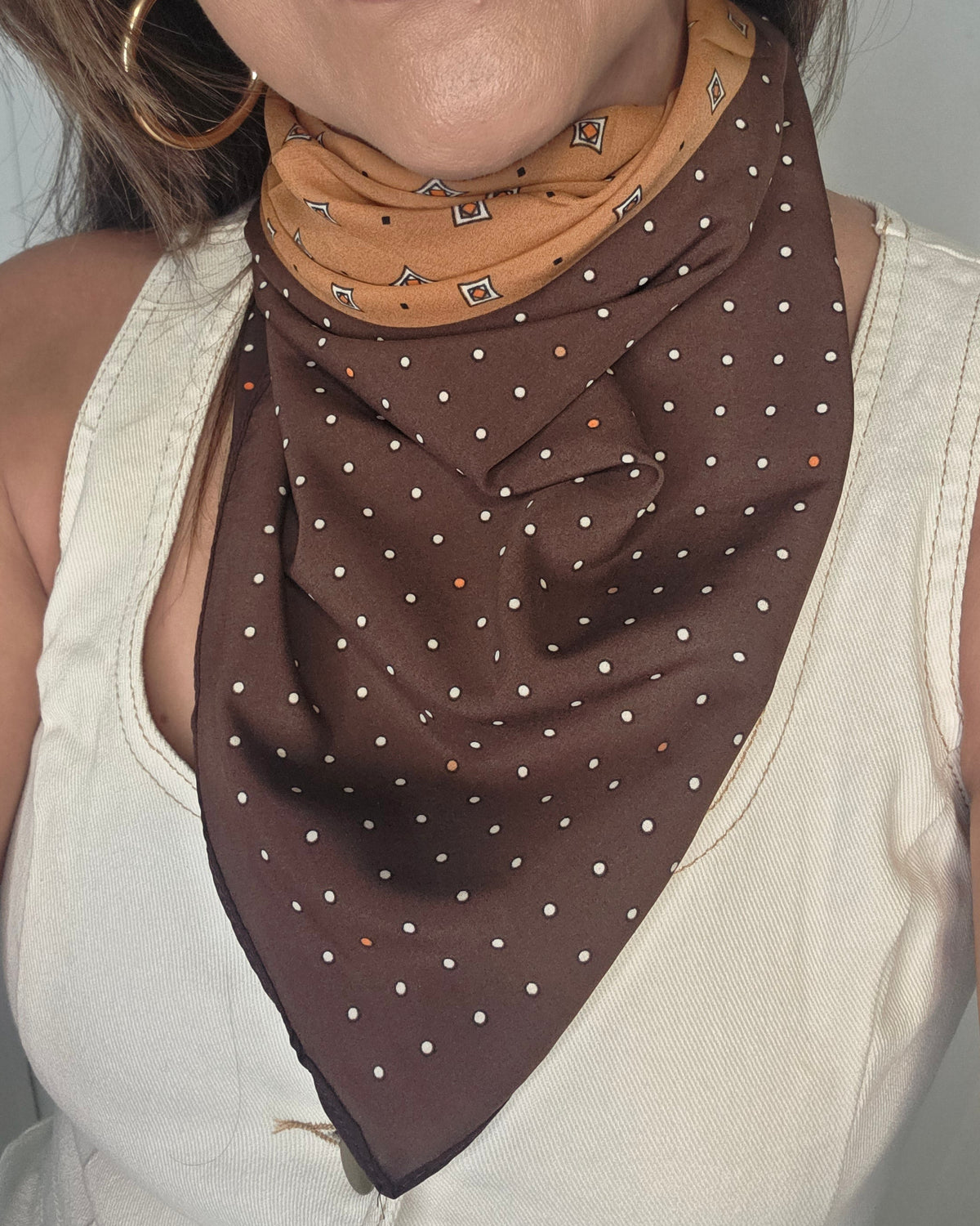 Polka Dot Mix Scarf