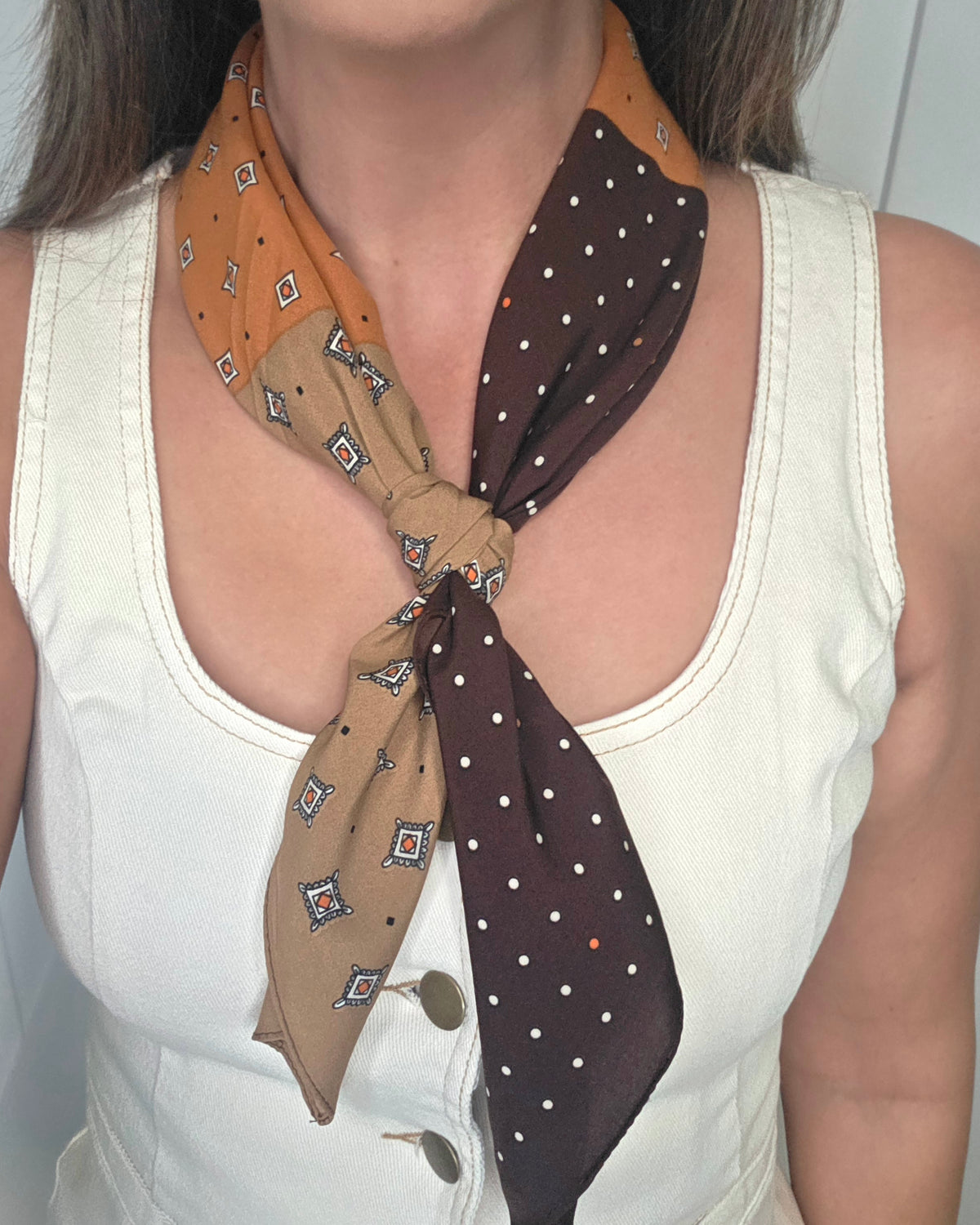Polka Dot Mix Scarf