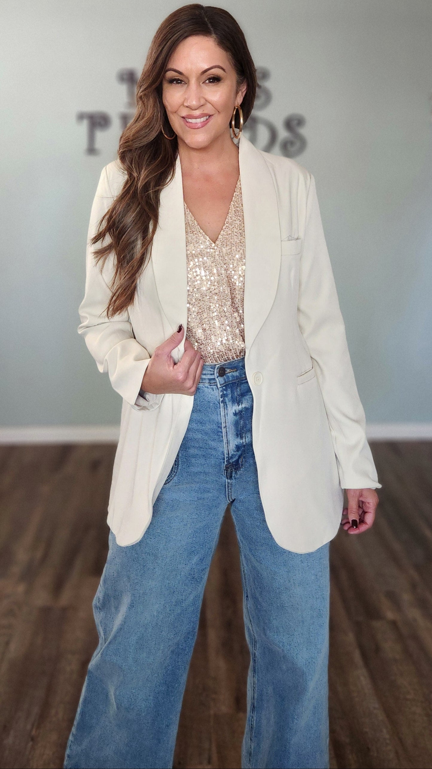 Champagne Sparkle Bodysuit