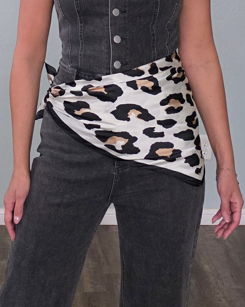 Wild Side Leopard Scarf