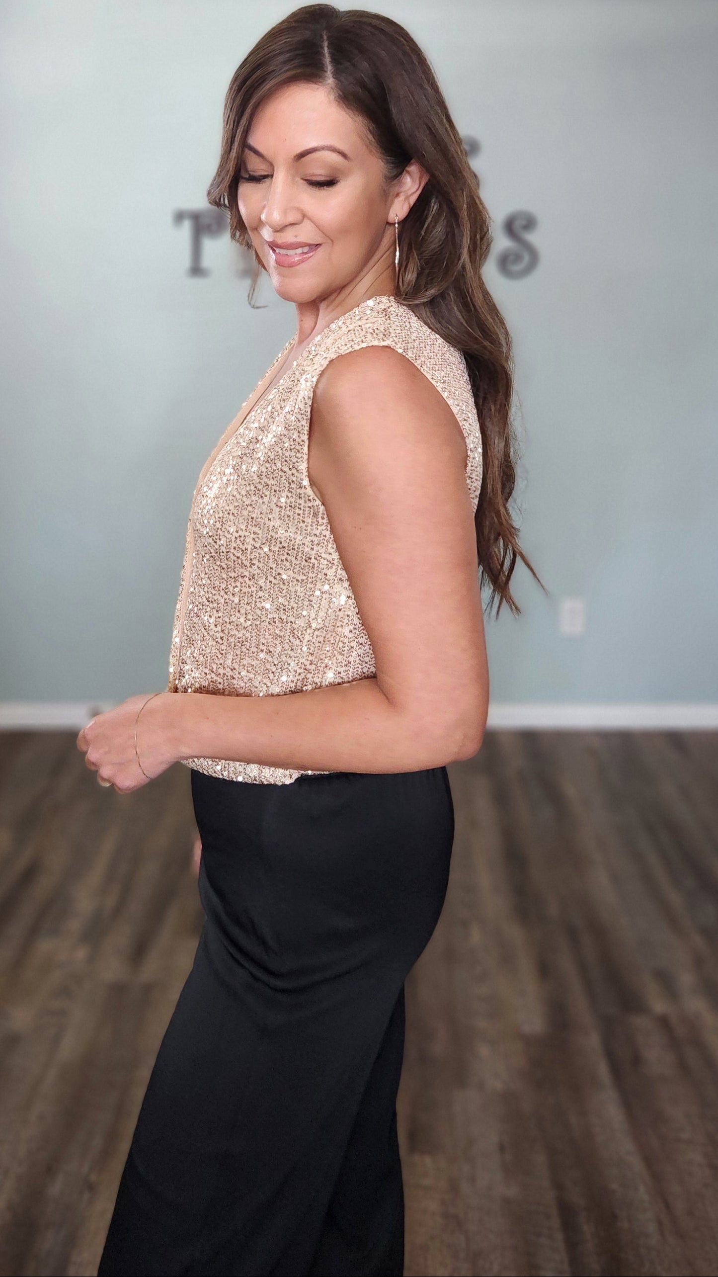 Champagne Sparkle Bodysuit