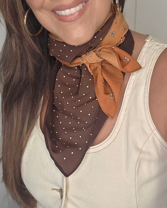 Polka Dot Mix Scarf