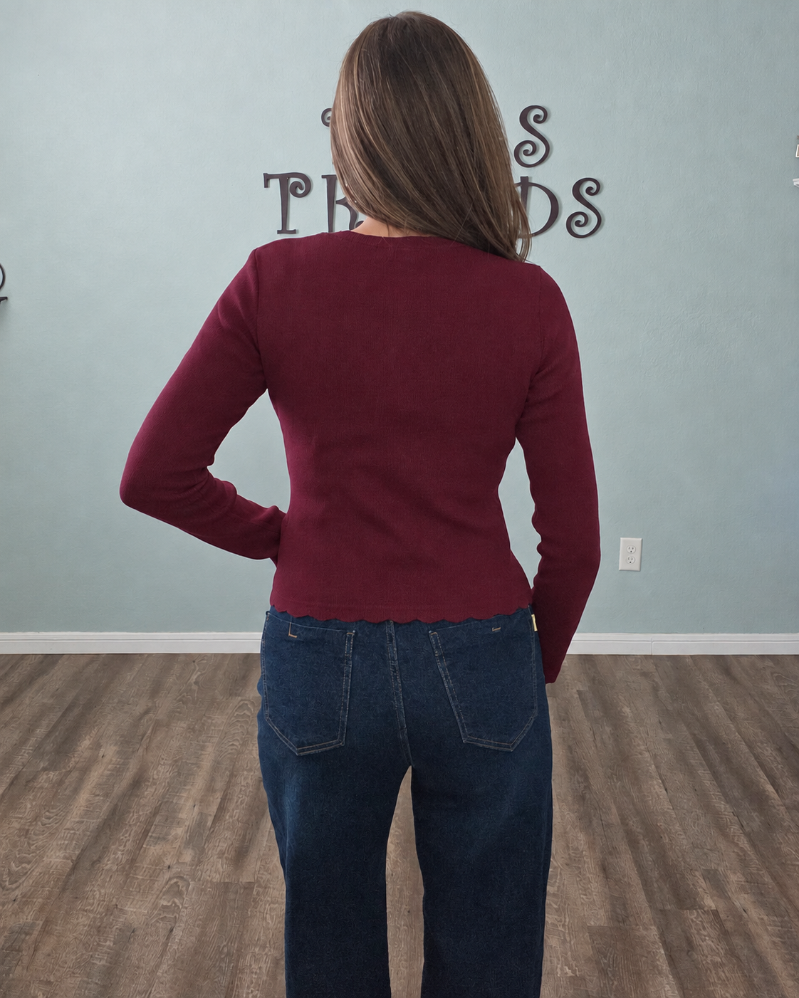 Sweetly Styled Cardigan | Burgundy