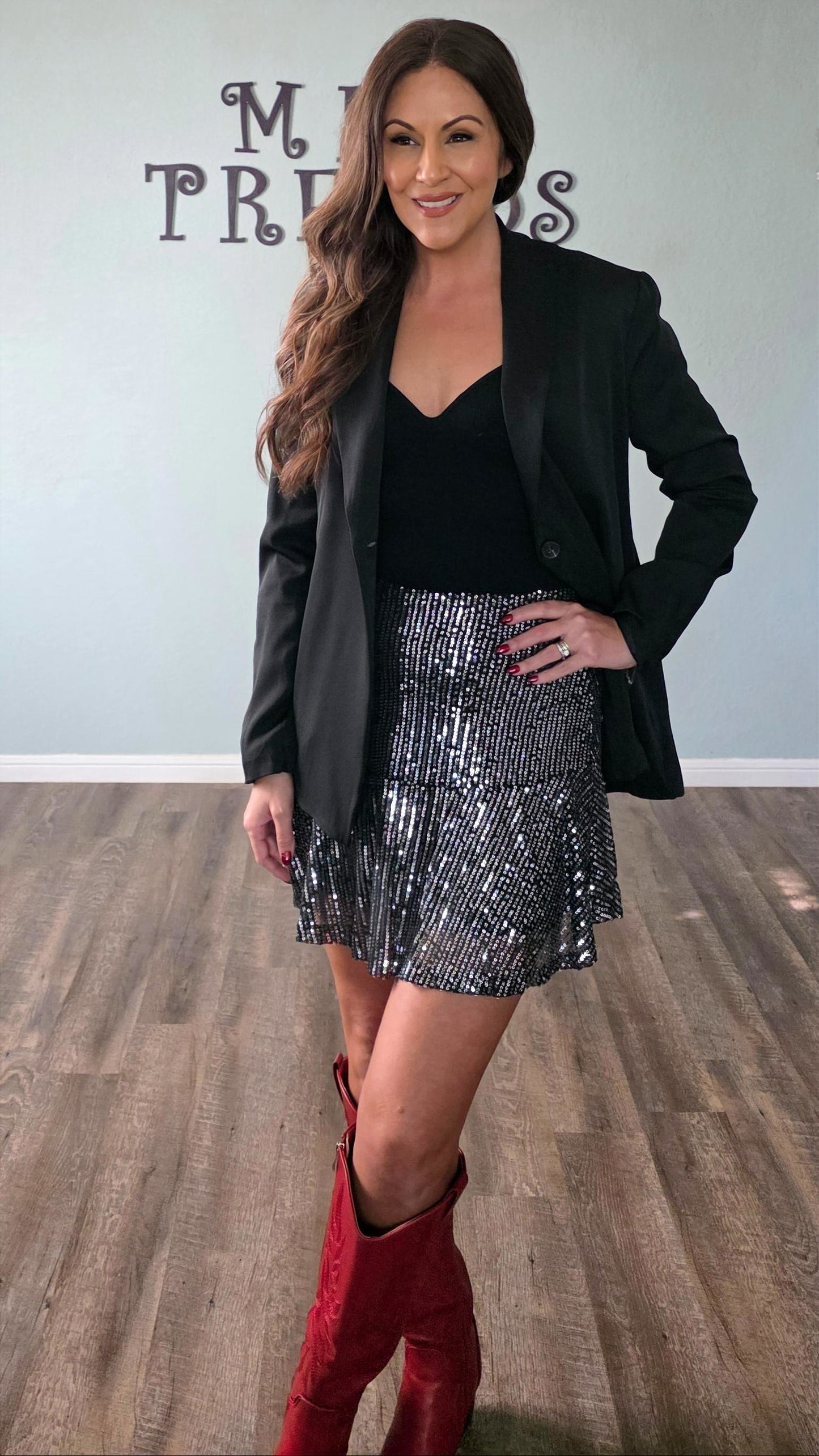 Midnight Lights Sequin Skirt