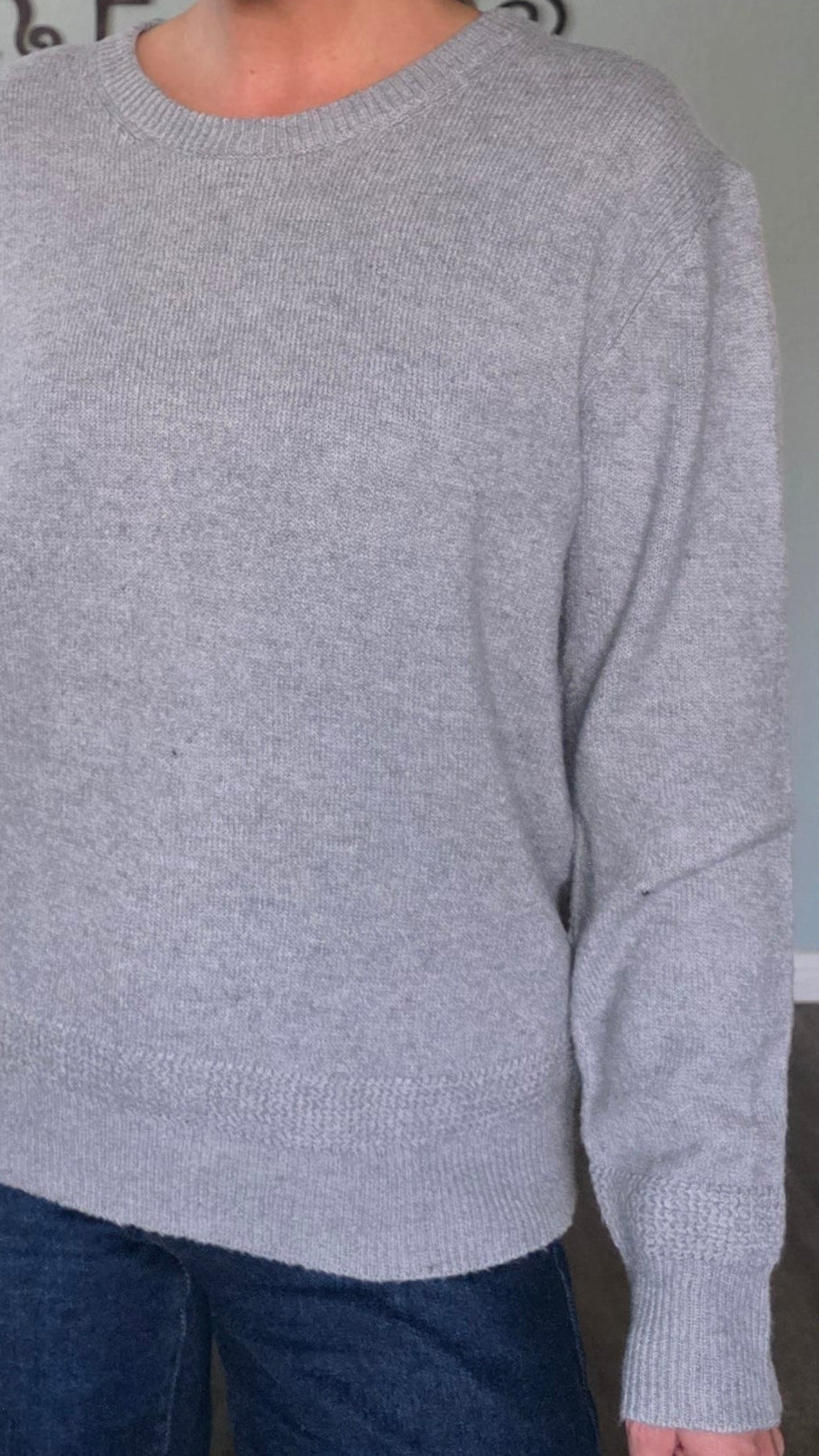 Heathered Comfort Crew Pullover