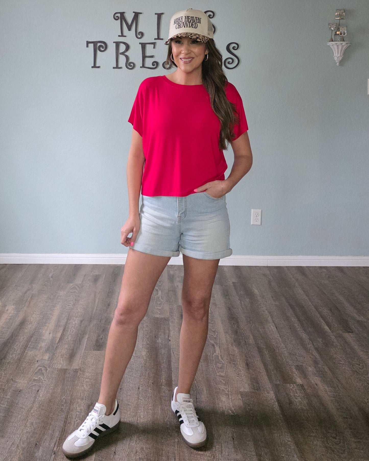 Everyday Ease Tee-Red