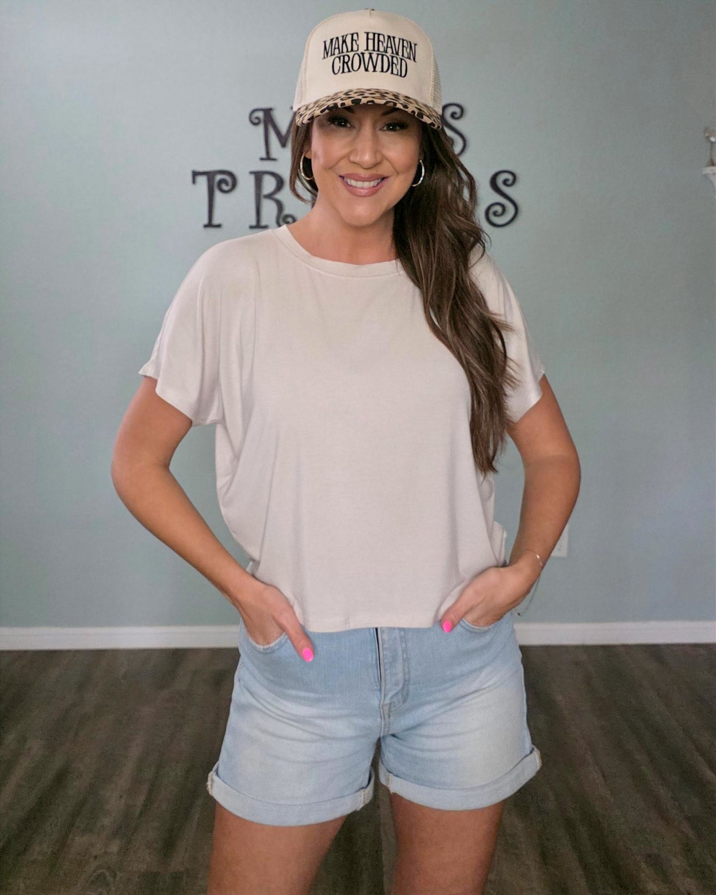 Everyday Ease Tee-Sand Beige