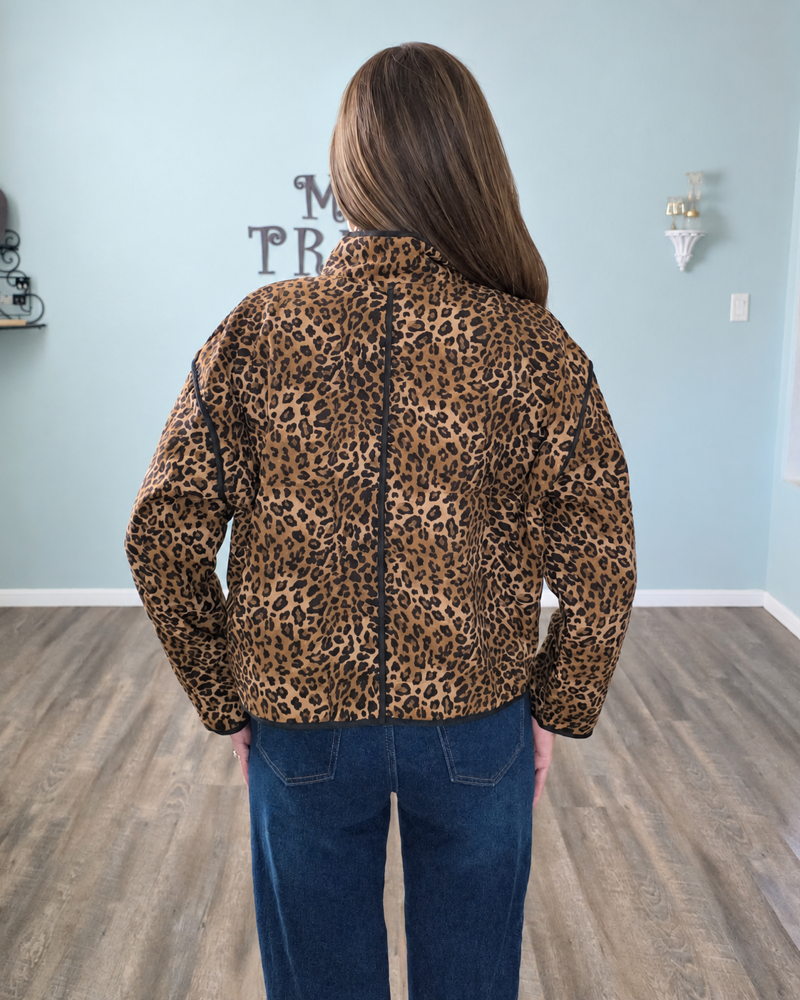 Spotted in Style Jacket | Brown Multi