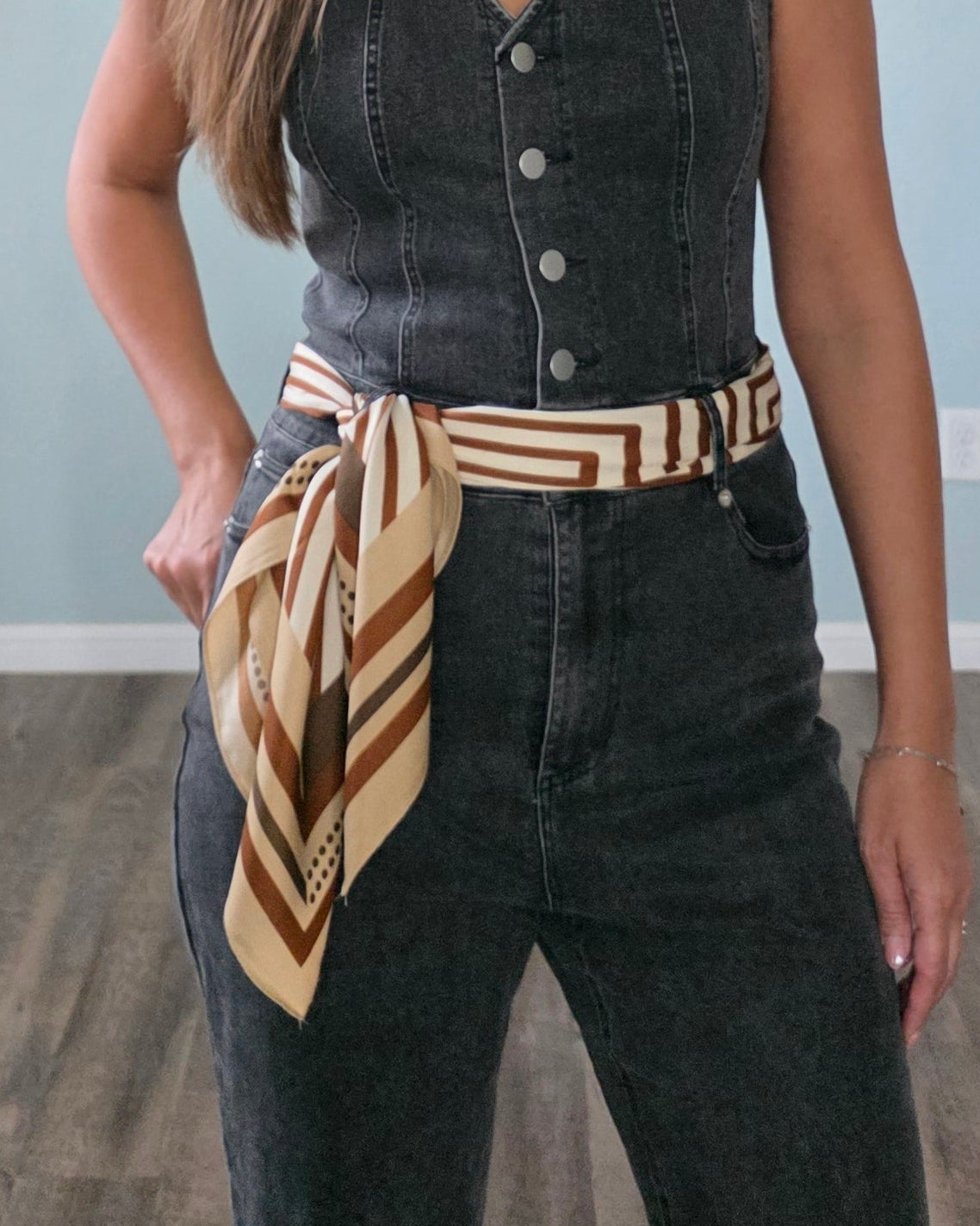 Modern Muse Geometric Scarf