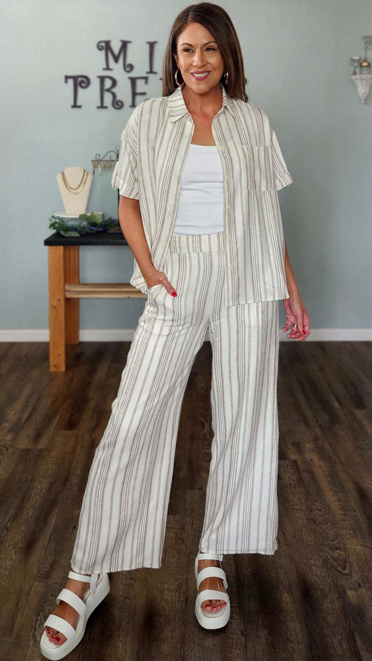 🖤Reset by Jane-Valentina Shirt & Pant Set