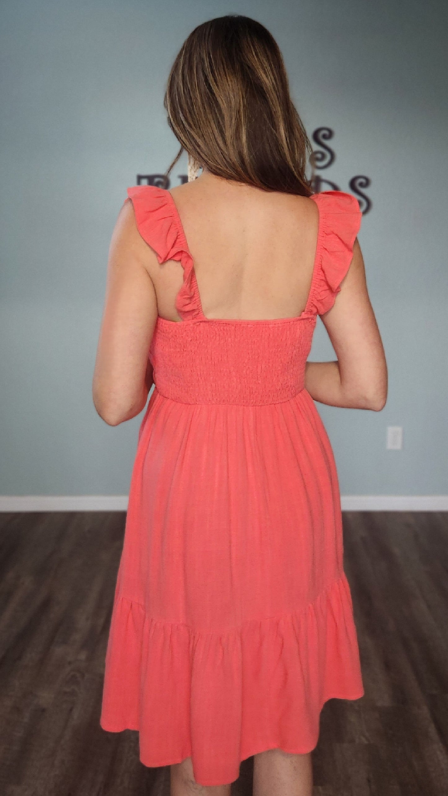 Perfectly Coral Dress